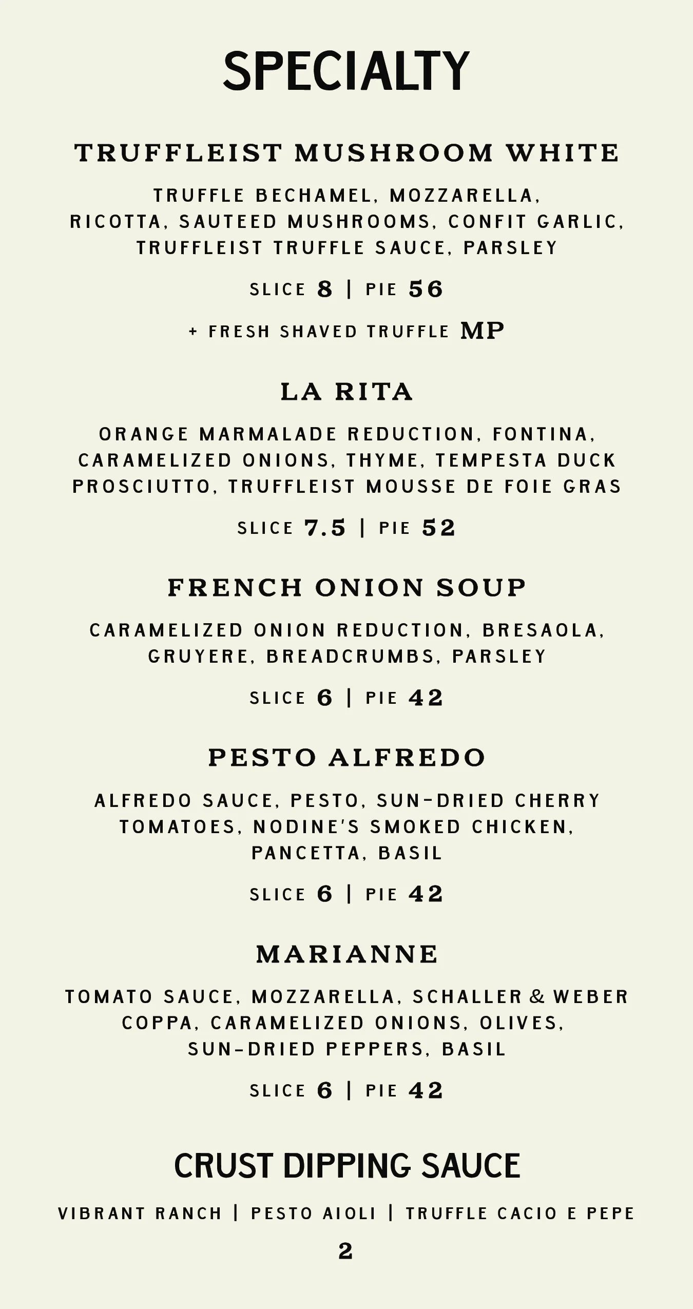 Rits's Pizza & Provisions